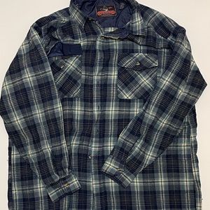 Backpacker flannel shirt Long sleeve men’s XXL @v